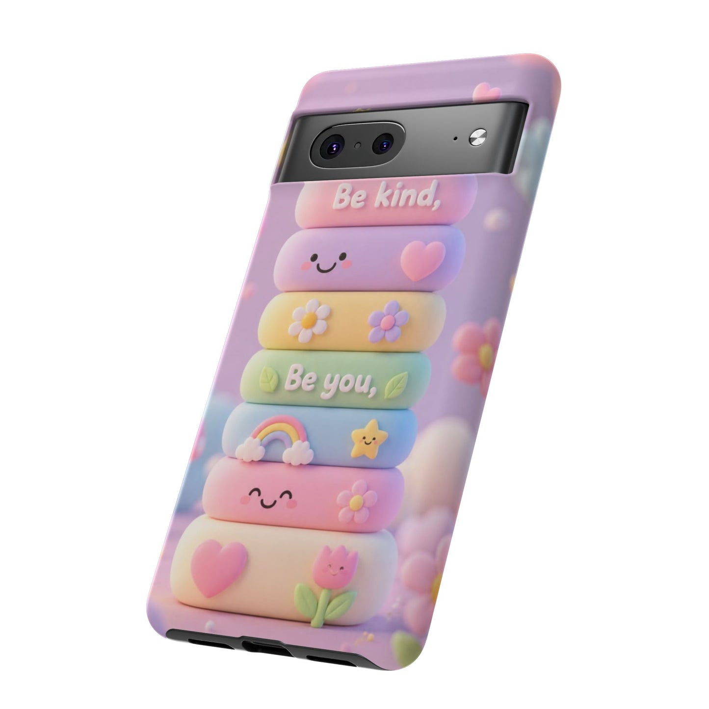 Cute Pastel Phone Case "Be Kind, Be You"