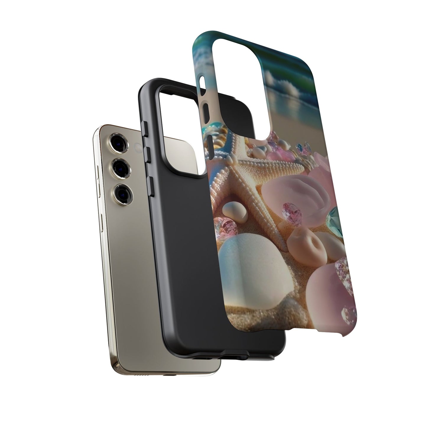 Pastel Starfish & Gems Tough Protective Cover