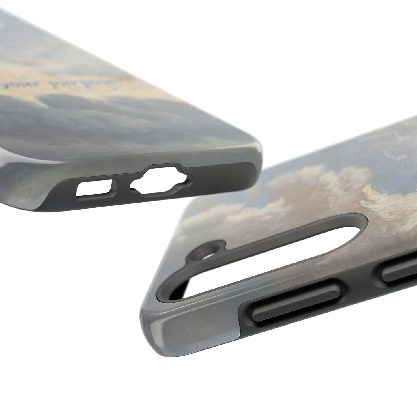 Cloudy Sky 'Live Your Purpose' Tough Phone Case — Motivational Protective Phone Cover