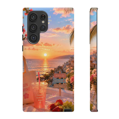 Sunset Beach Phone Case 'Good Vibes'