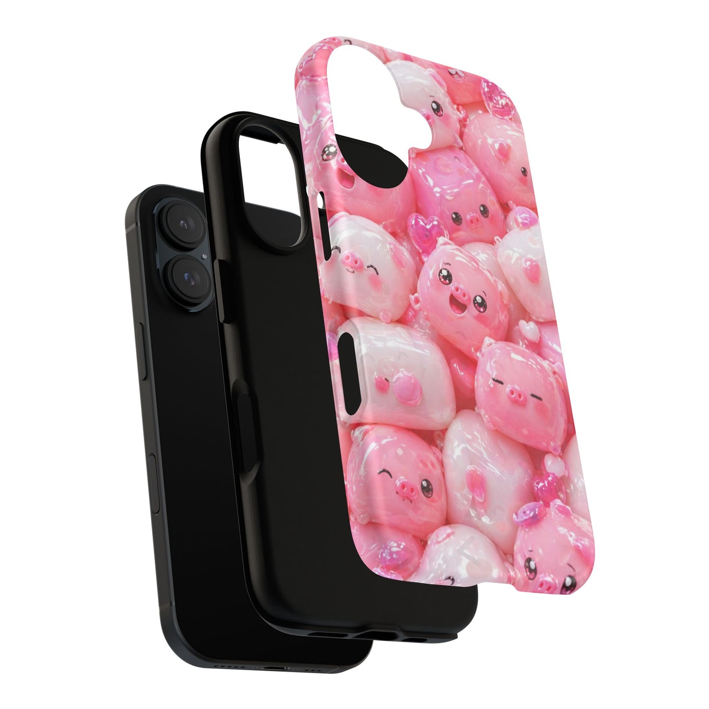 Cute Kawaii Pink Marshmallow Phone Case