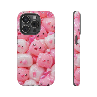 Cute Kawaii Pink Marshmallow Phone Case