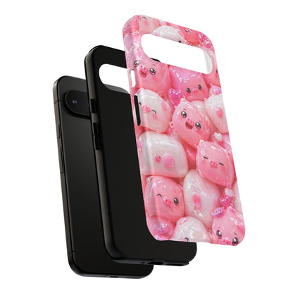 Cute Kawaii Pink Marshmallow Phone Case