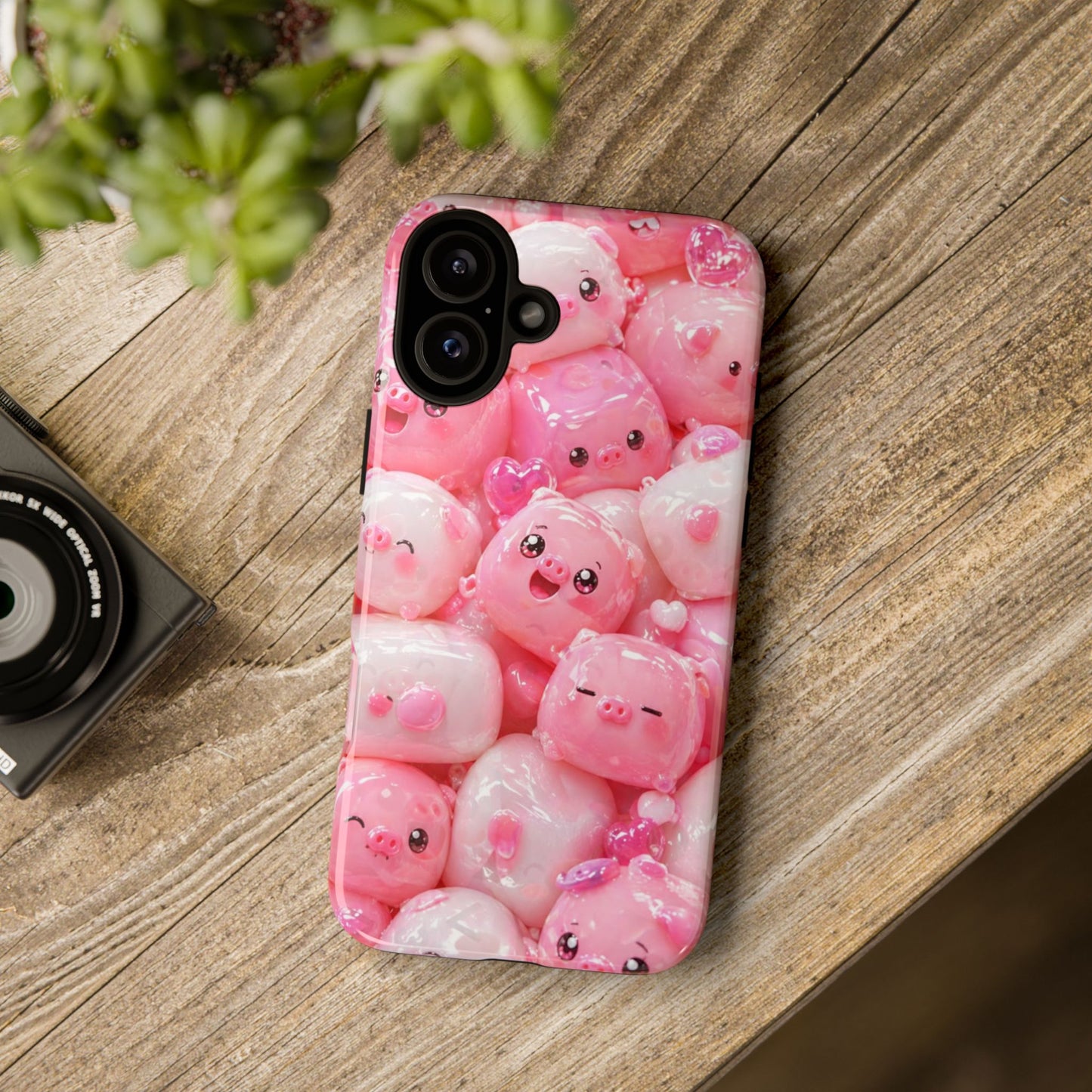 Cute Kawaii Pink Marshmallow Phone Case