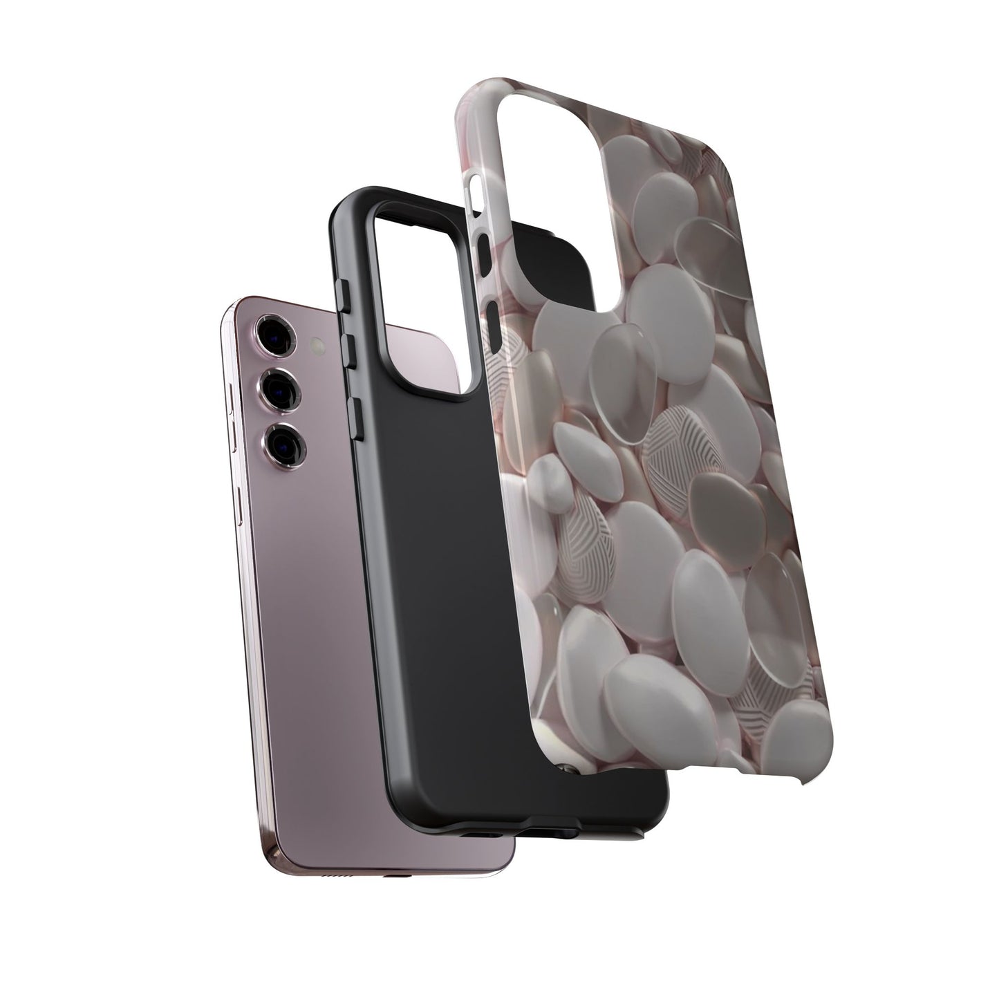 Phone Case "Pink Pebble Tough"