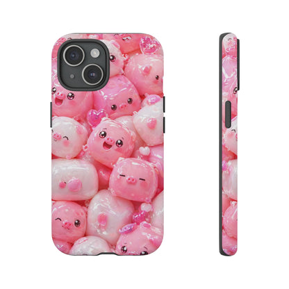Cute Kawaii Pink Marshmallow Phone Case