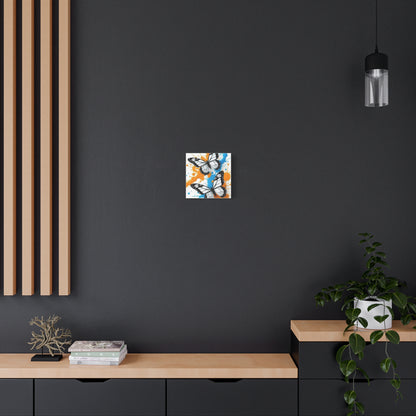 Butterfly Splash Canvas Wall Art — Matte Stretched Canvas