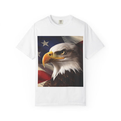 American Eagle Flag T-Shirt — Patriotic Bald Eagle Graphic Tee