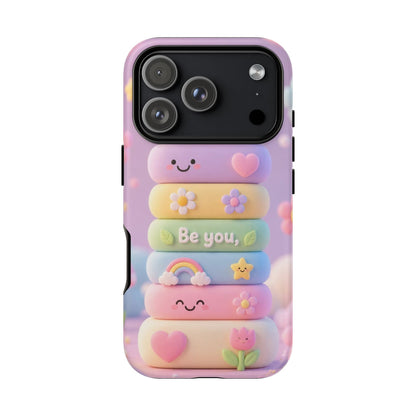 Cute Pastel Phone Case "Be Kind, Be You"