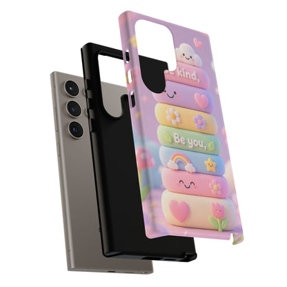 Cute Pastel Phone Case "Be Kind, Be You"