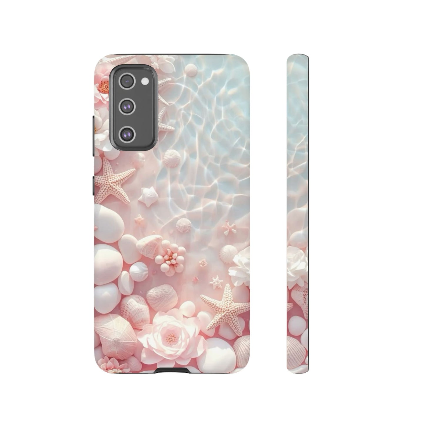 Tough Case - Pink Seashell Beach Phone Case