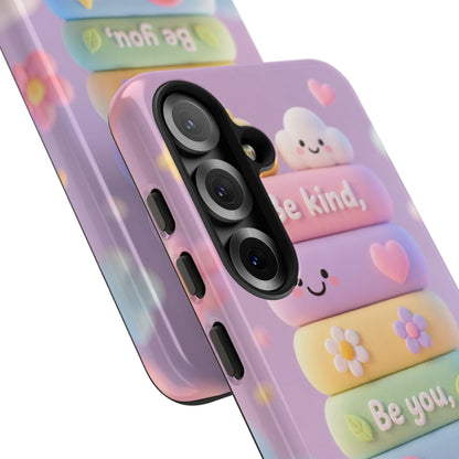 Cute Pastel Phone Case "Be Kind, Be You"