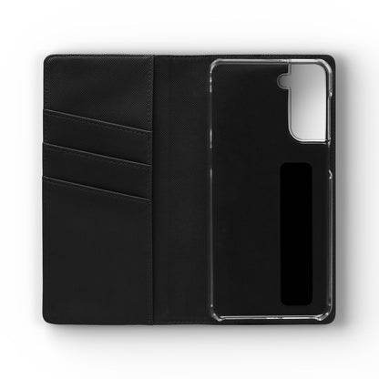 Leopard Patchwork Flip Wallet Case with Card Slots