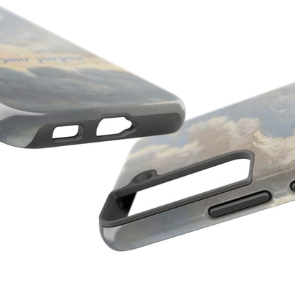 Cloudy Sky 'Live Your Purpose' Tough Phone Case — Motivational Protective Phone Cover
