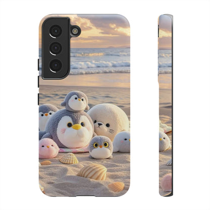 Cute Beach Penguin Phone Case "Kawaii Seaside Animal"