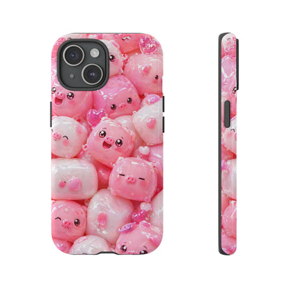 Cute Kawaii Pink Marshmallow Phone Case