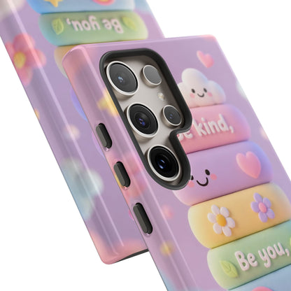 Cute Pastel Phone Case "Be Kind, Be You"