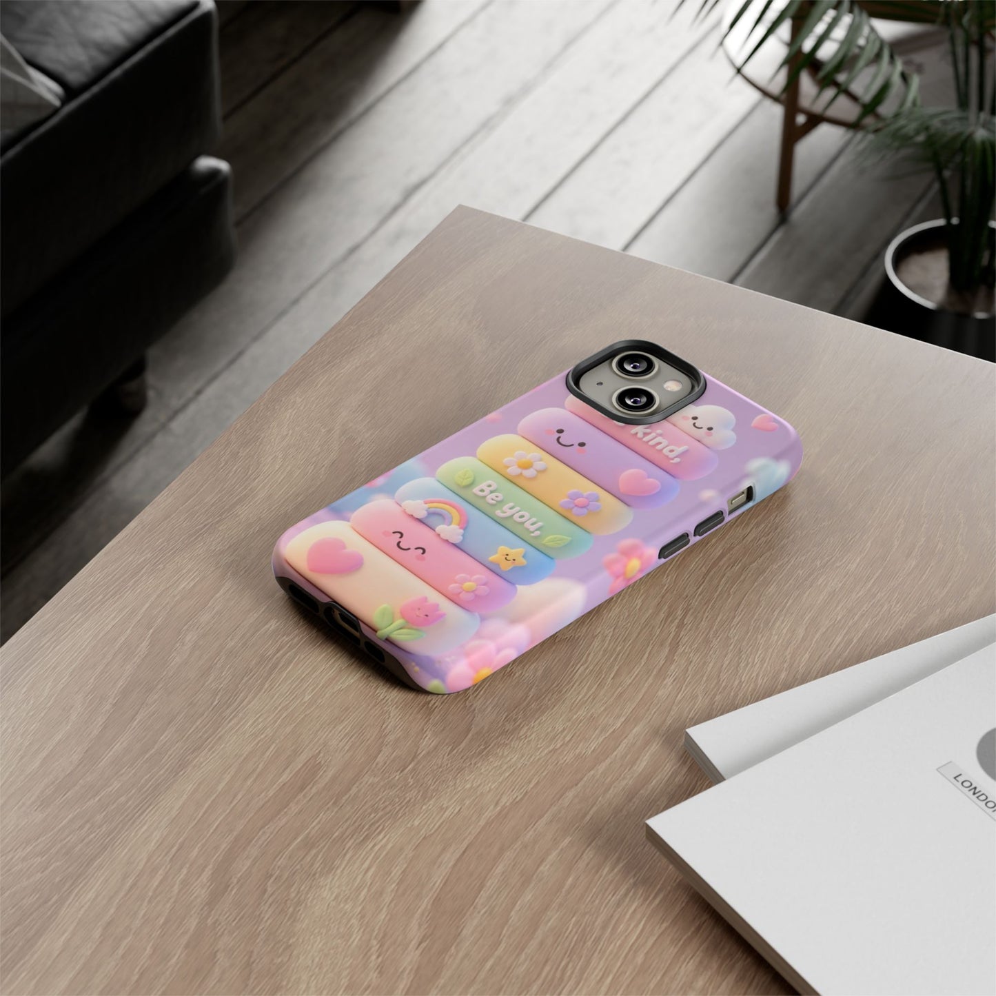 Cute Pastel Phone Case "Be Kind, Be You"