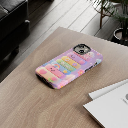 Cute Pastel Phone Case "Be Kind, Be You"