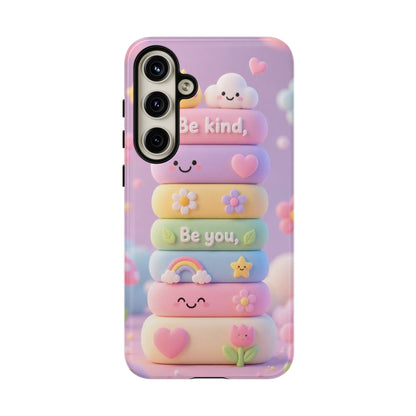 Cute Pastel Phone Case "Be Kind, Be You"
