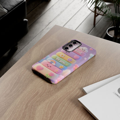Cute Pastel 'Be Kind, Be You' Phone Case - Samsung