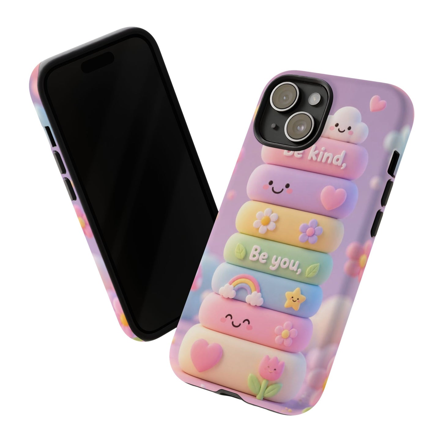Cute Pastel Phone Case "Be Kind, Be You"