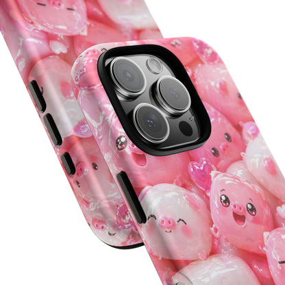 Cute Kawaii Pink Marshmallow Phone Case