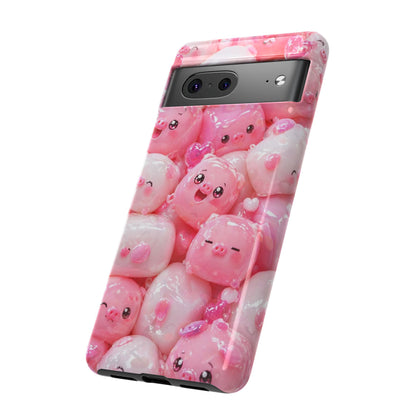 Cute Kawaii Pink Marshmallow Phone Case