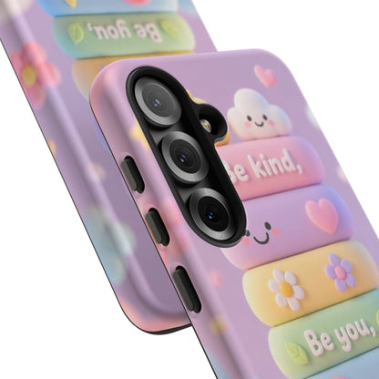 Cute Pastel Phone Case "Be Kind, Be You"