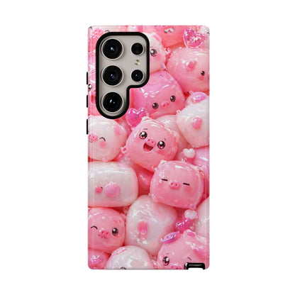 Cute Kawaii Pink Marshmallow Phone Case