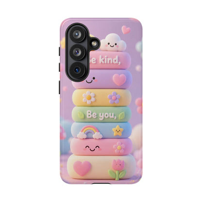 Cute Pastel Phone Case "Be Kind, Be You"
