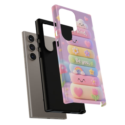 Cute Pastel Phone Case "Be Kind, Be You"