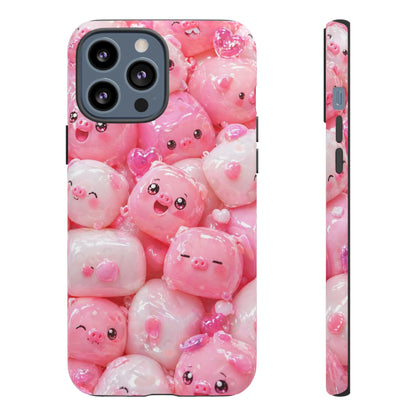 Cute Kawaii Pink Marshmallow Phone Case