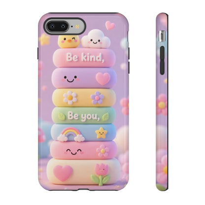 Cute Pastel Phone Case "Be Kind, Be You"