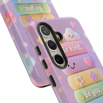 Cute Pastel Phone Case "Be Kind, Be You"