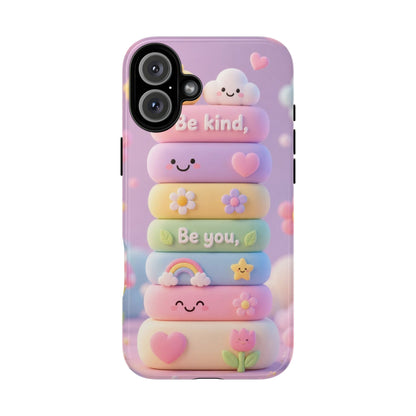 Cute Pastel Phone Case "Be Kind, Be You"