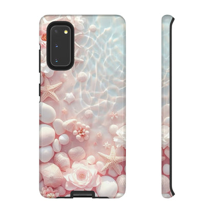 Tough Case - Pink Seashell Beach Phone Case