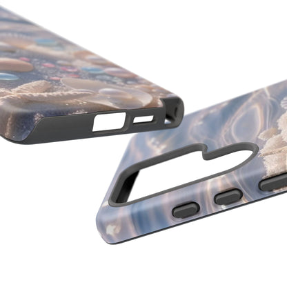 Seashell Pearl Phone Case — Pastel Beach Protective Tough Case