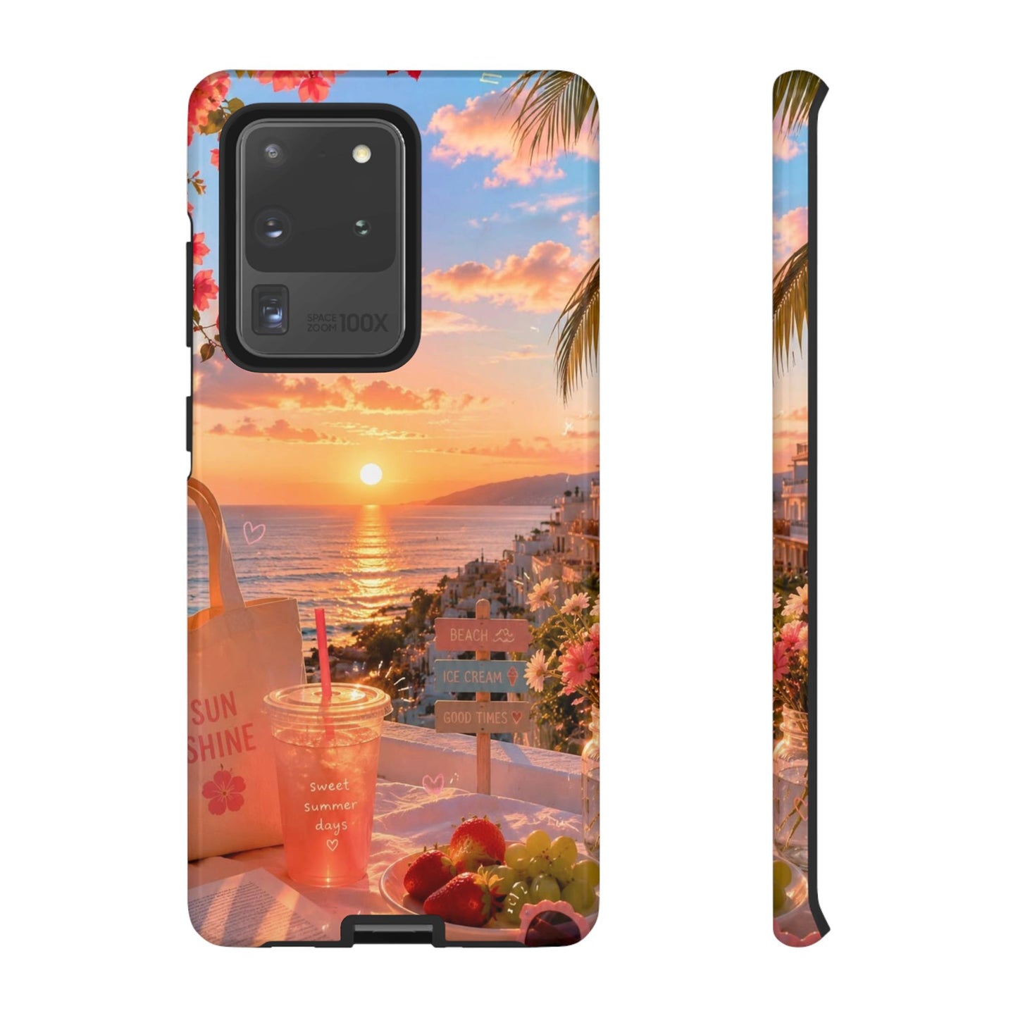 Sunset Beach Phone Case 'Good Vibes'