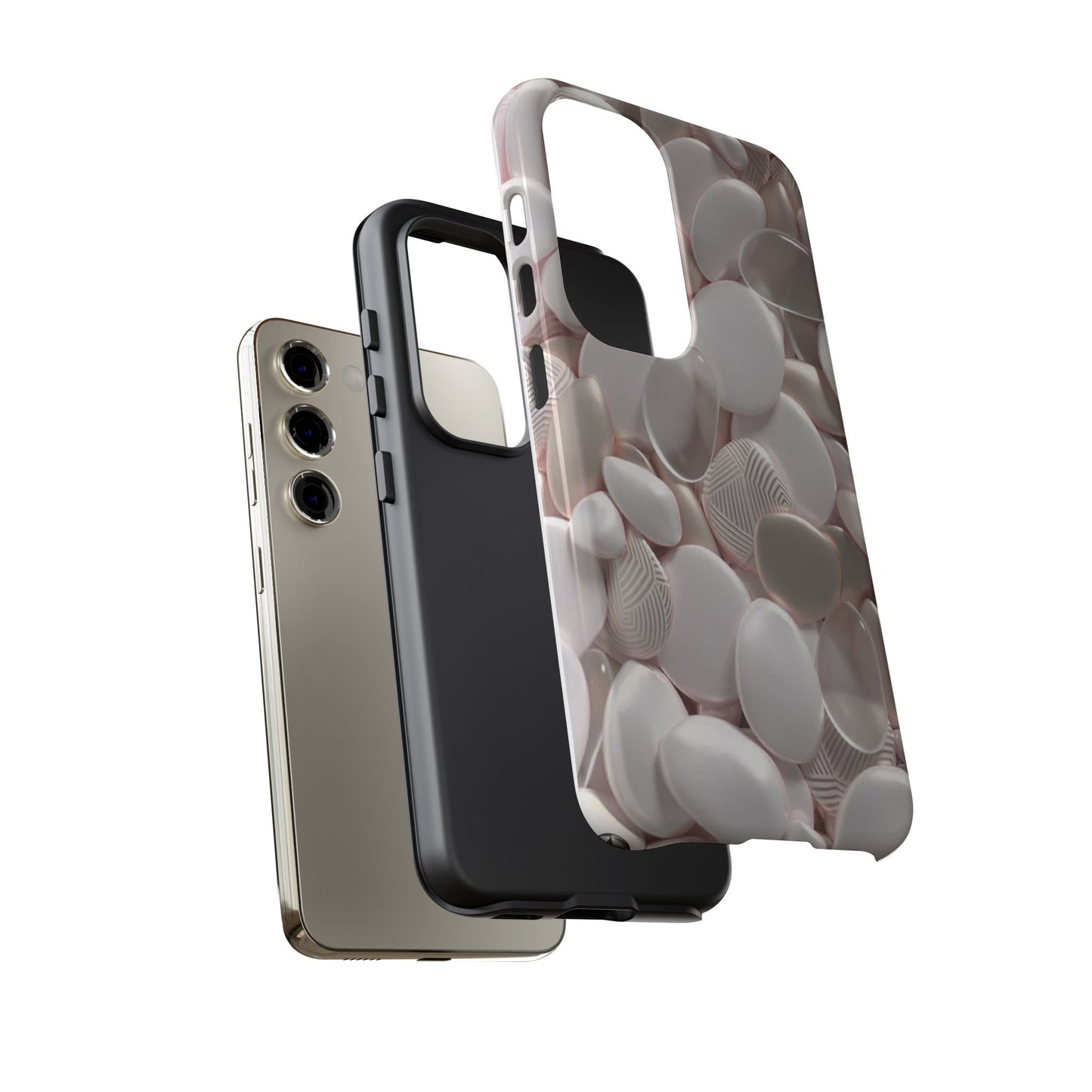 Phone Case "Pink Pebble Tough"