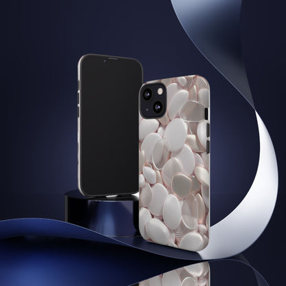 Phone Case – Soft Pink Pebble Pattern Protective Tough Case