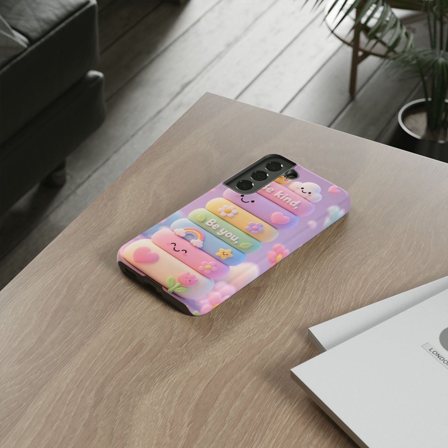 Cute Pastel 'Be Kind, Be You' Phone Case - Samsung