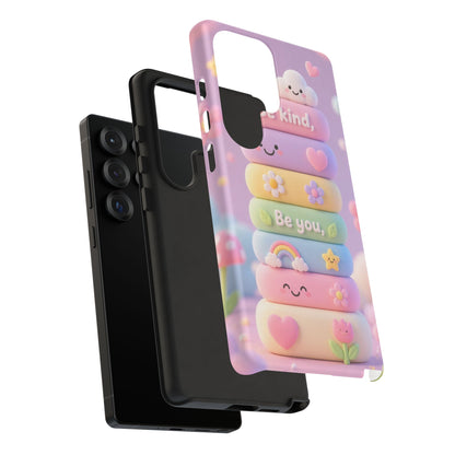 Cute Pastel Phone Case "Be Kind, Be You"