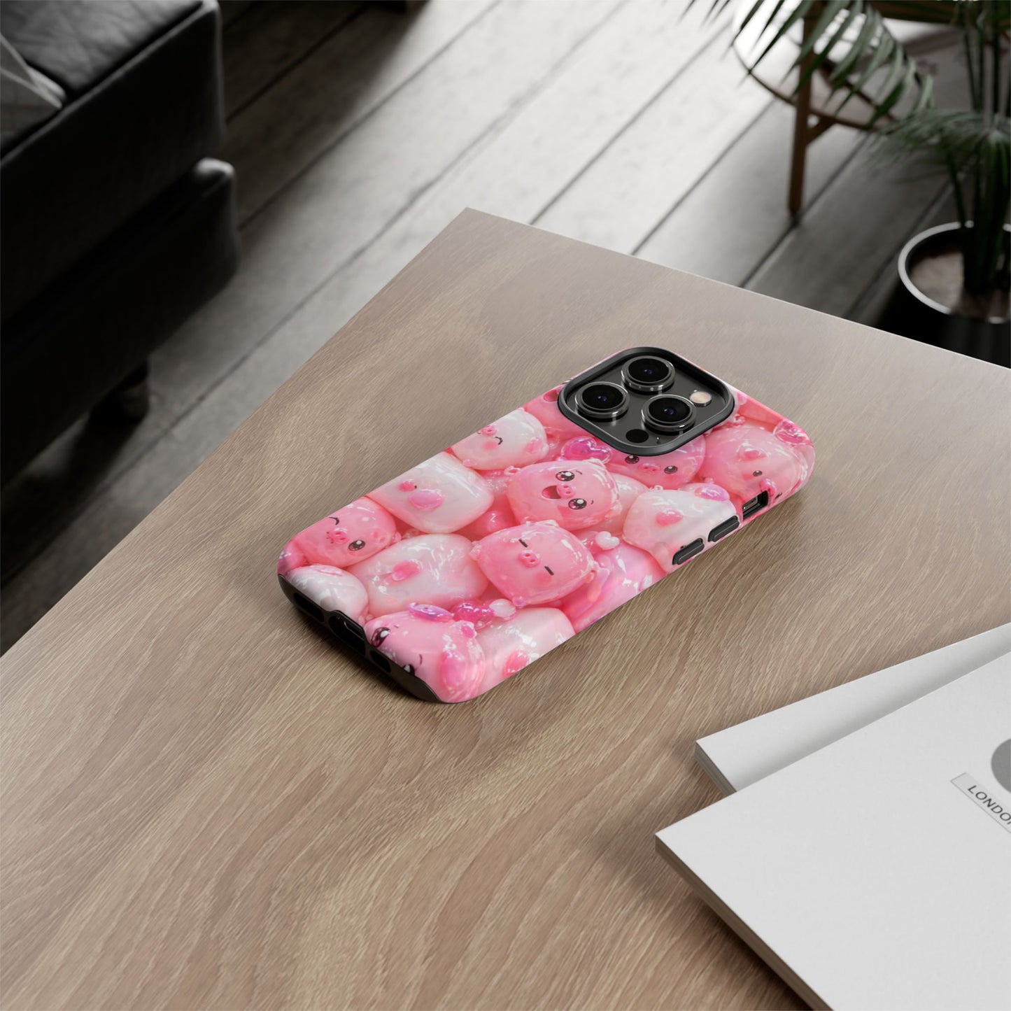 Cute Kawaii Pink Marshmallow Phone Case