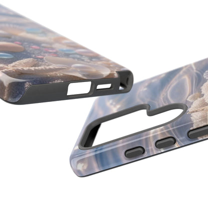 Seashell Pearl Phone Case — Pastel Beach Protective Tough Case