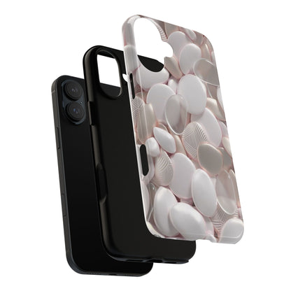 Phone Case – Soft Pink Pebble Pattern Protective Tough Case