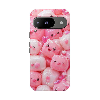 Cute Kawaii Pink Marshmallow Phone Case