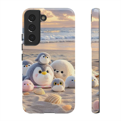 Cute Beach Penguin Phone Case "Kawaii Seaside Animal"