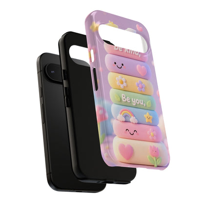 Cute Pastel Phone Case "Be Kind, Be You"