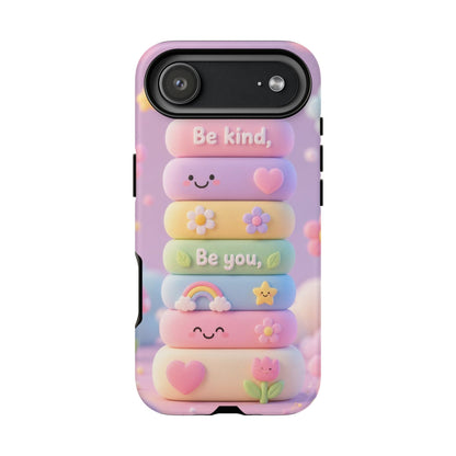 Cute Pastel Phone Case "Be Kind, Be You"